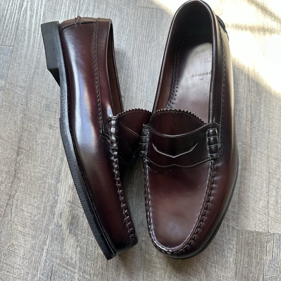 Allen Edmonds Other - Allen Edmonds Shoes Size 13 Kenwood Penny Moc Burgundy Leather NEW Made in USA